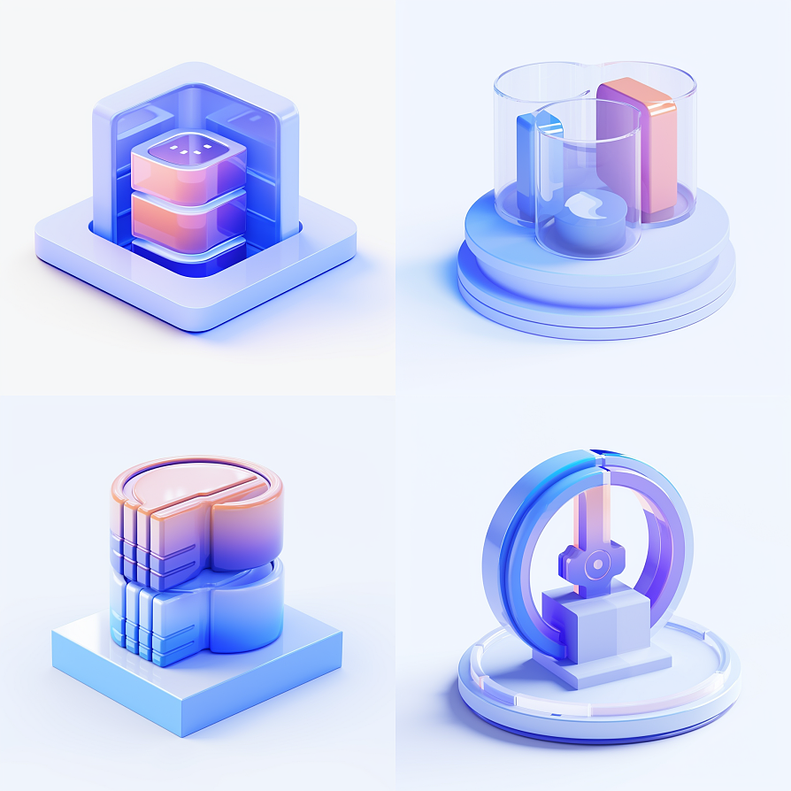 B端质感图标设计，B端banner设计