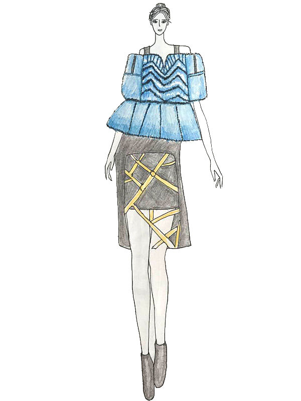 服装画整理,一些灵感偶尔的触动