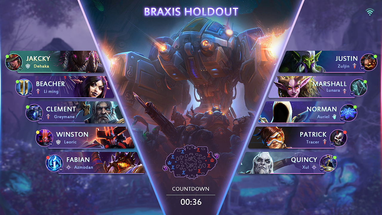 个人作品-《Heroes of the Storm》（2017）（图ZOTk1NTMzNTI=） - 游戏UI - 站酷设计师S_Leaf原创素材 - 站酷ZCOOL