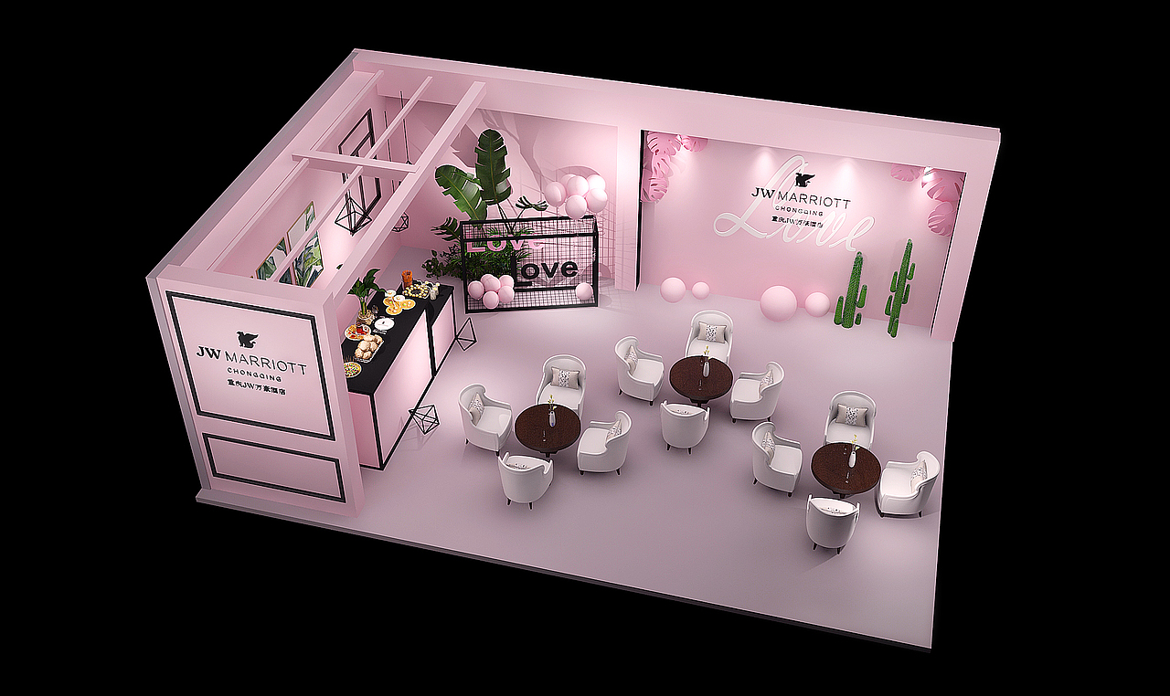 万豪婚博会展台（图ZMTQ3MTMyNjY0） - 场景 - 站酷设计师懿依芯诺原创素材 - 站酷ZCOOL