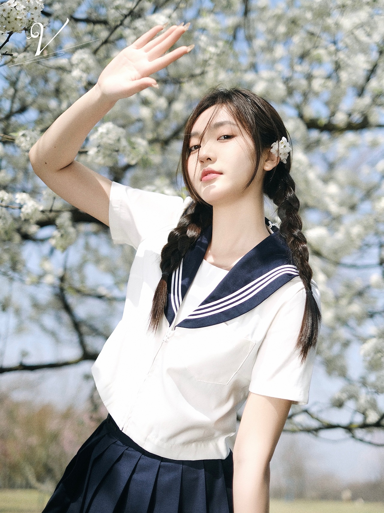 春日梨花写真 少女写真（图ZMjk4Nzg5MDMy） - 人像摄影 - 站酷设计师流浪的维纳斯原创素材 - 站酷ZCOOL