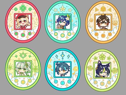 原神 寵物蛋/拓麻歌子（個人主頁-ZNjI5MzcxODA=） - 圖案 - 站酷設計師石獅紙石獅子原創(chuàng)素材 - 站酷ZCOOL