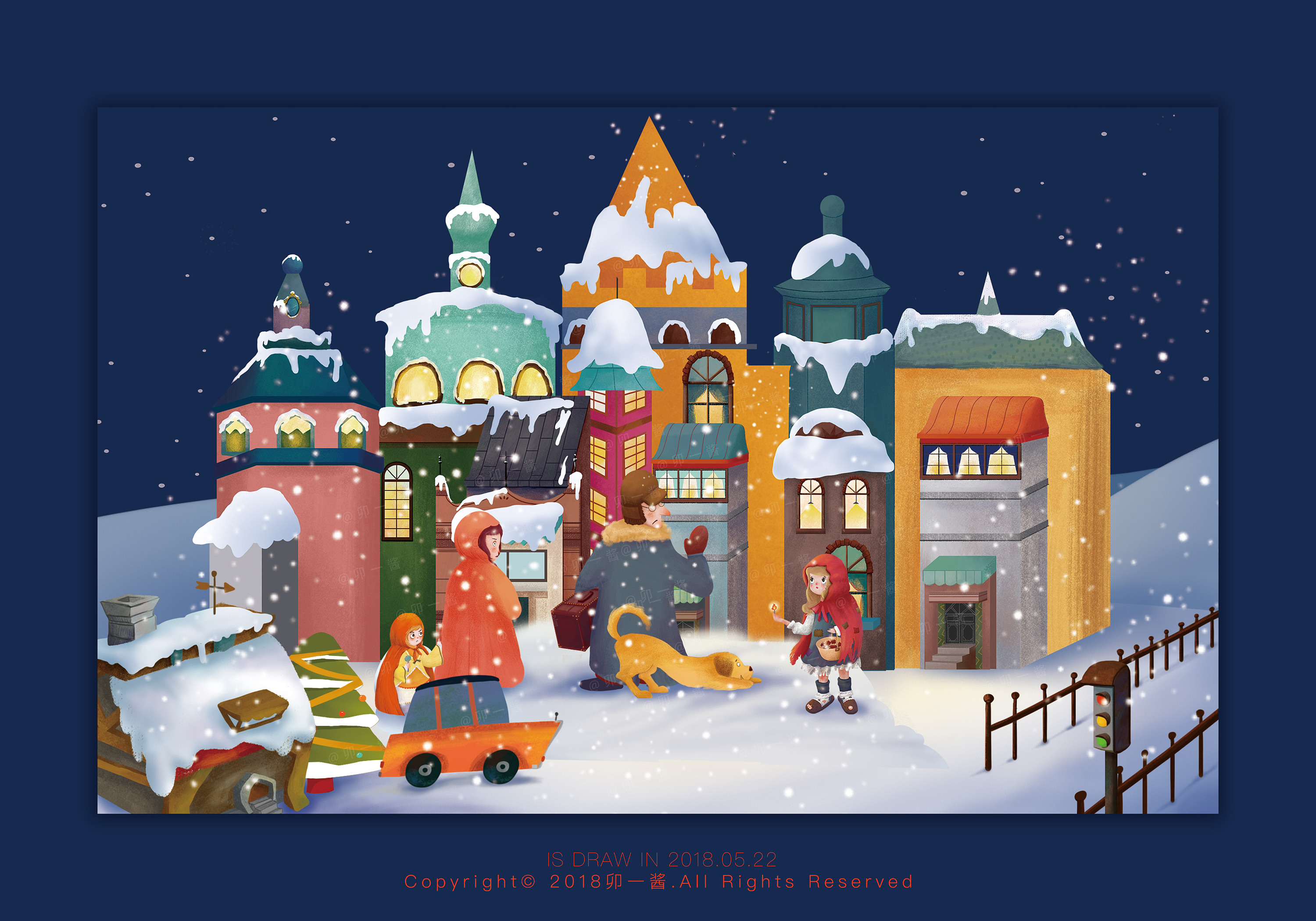 儿童插画-立体书