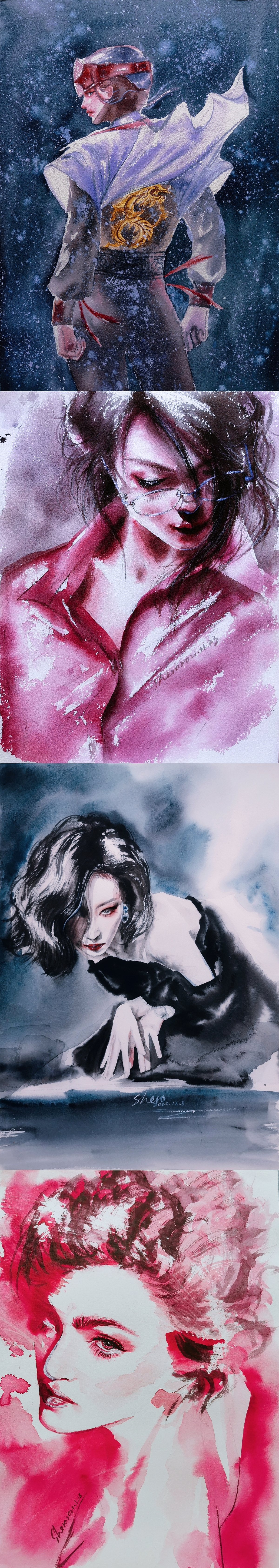 2024年画画合集（图ZMzgzNDU0ODg4） - 艺术插画 - 站酷设计师Shero刘原创素材 - 站酷ZCOOL