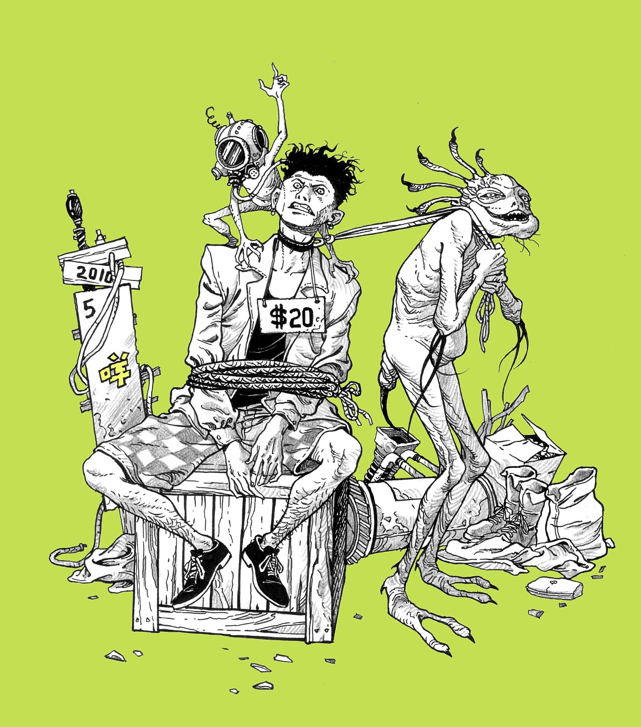 拍卖行|插画|商业插画|杨咩 - 原创作品 - 站酷 (zcool)