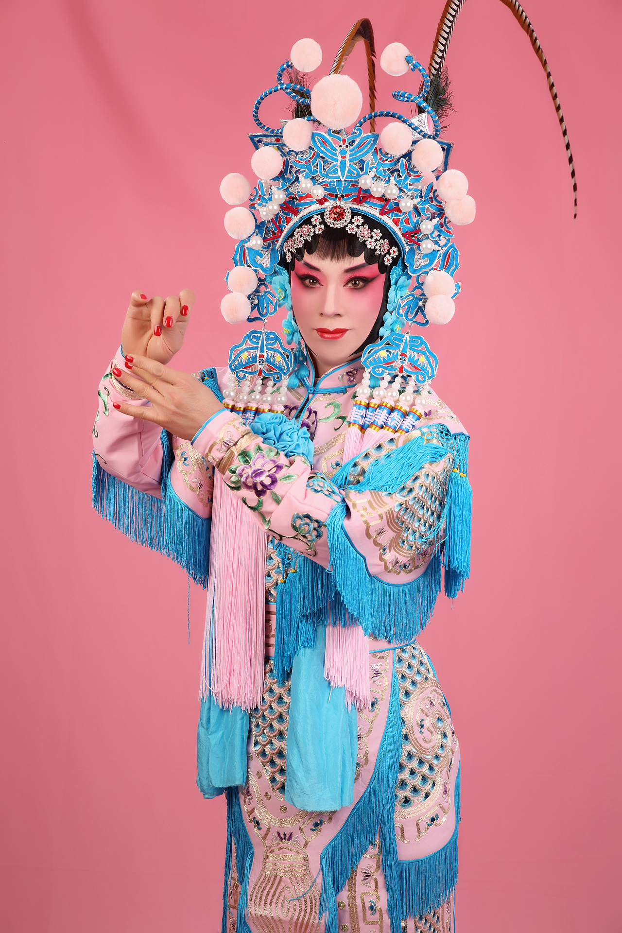 我的京剧照 戏曲旦角化妆