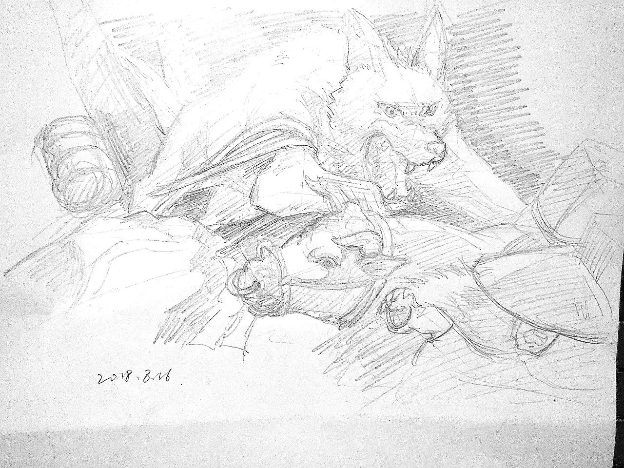 幽灵公主手绘漫画（图ZMTI1NDMxMzQw） - 单幅漫画 - 站酷设计师多多丸SAMA原创素材 - 站酷ZCOOL