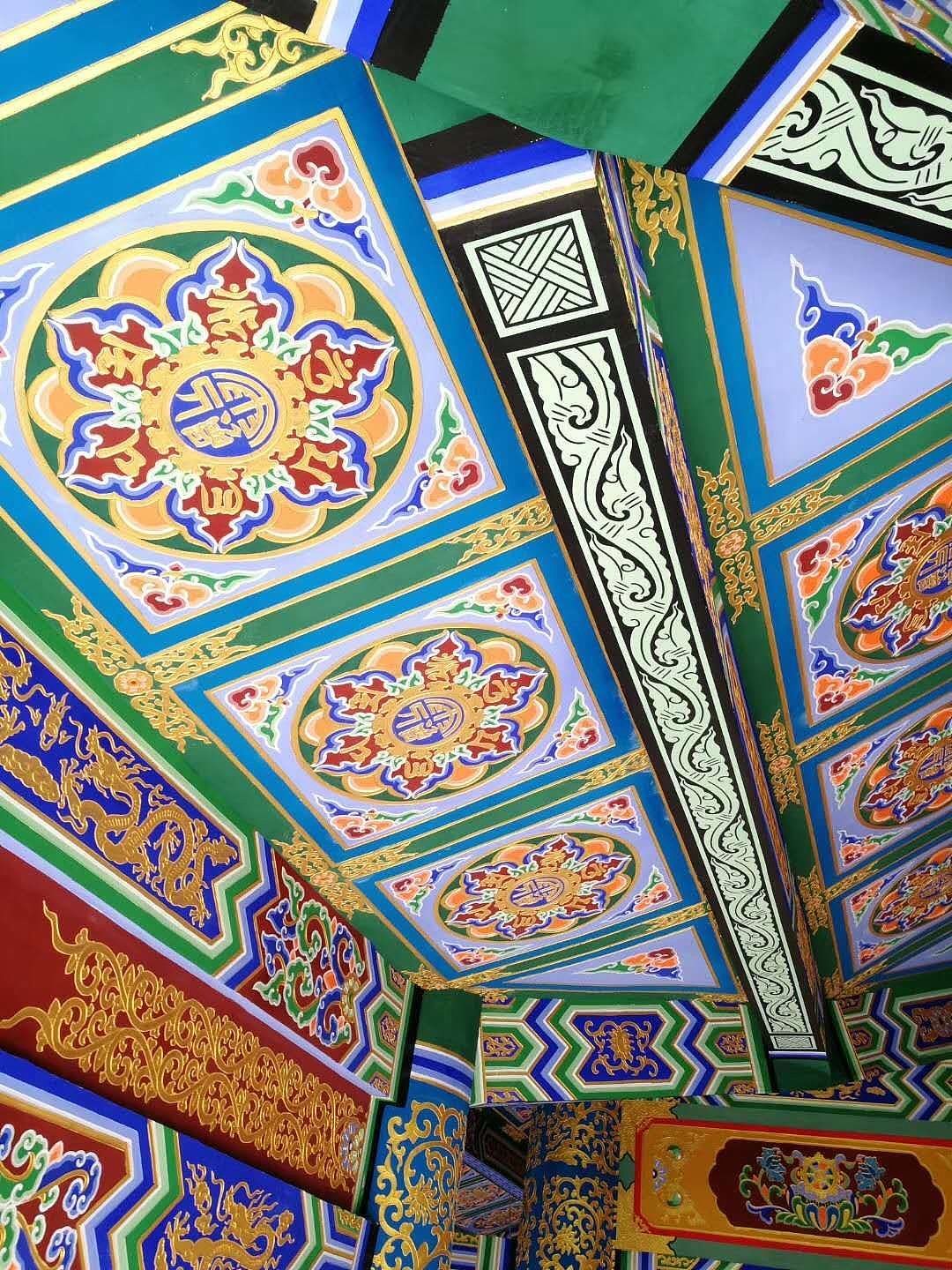 古建筑彩绘寺庙油漆彩画|手工艺|其他手工|liujiandong - 原创作品 - 站酷 (ZCOOL)