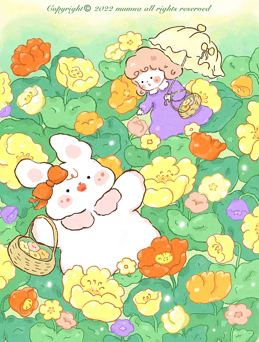 午后花園????（圖ZMzE4MTM1NTky） - 商業(yè)插畫 - 站酷設(shè)計(jì)師mumua木木原創(chuàng)素材 - 站酷ZCOOL