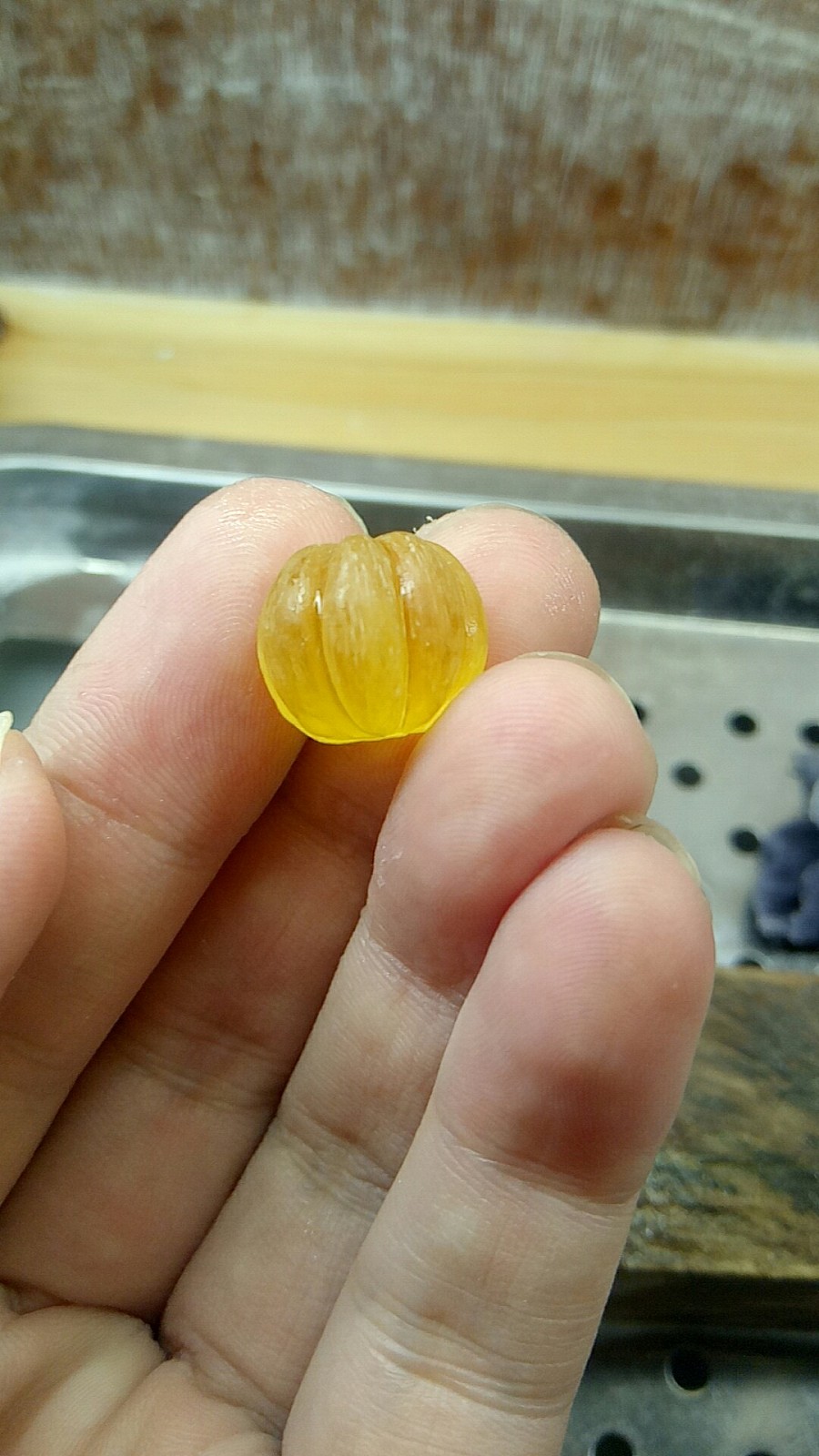 原创作品:蜜蜡南瓜珠