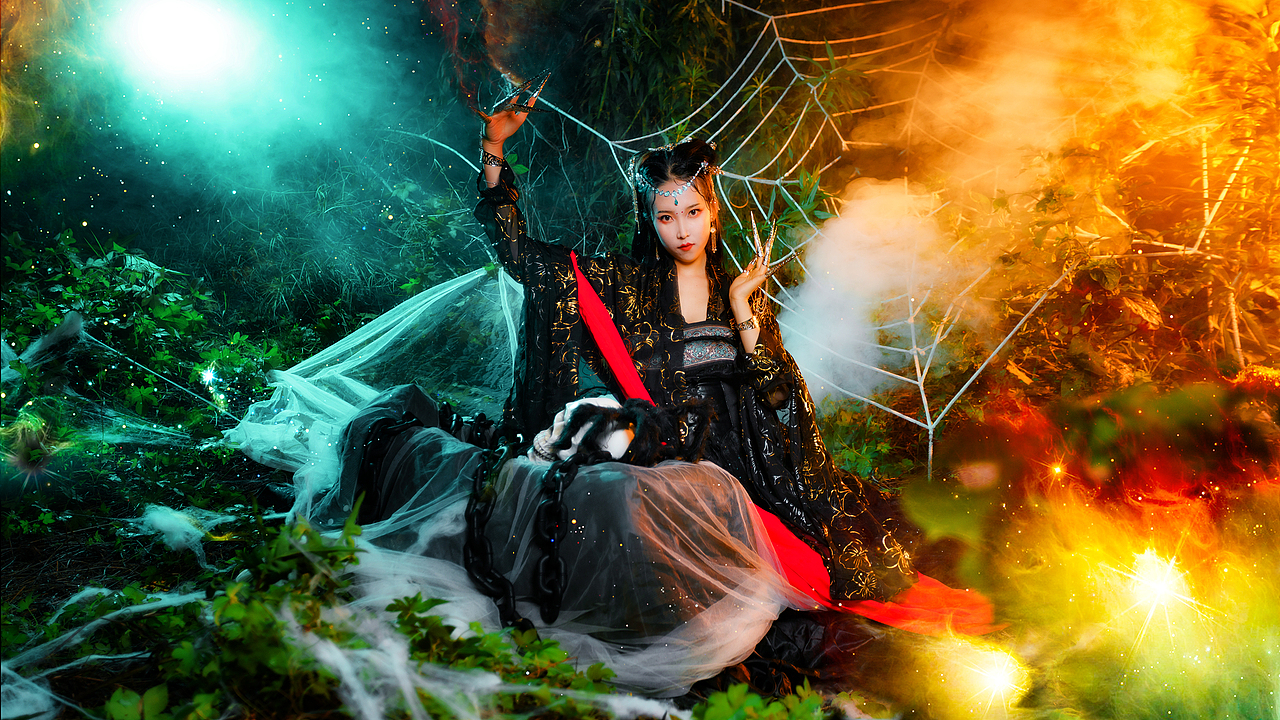 月光宝盒蜘蛛精十三娘