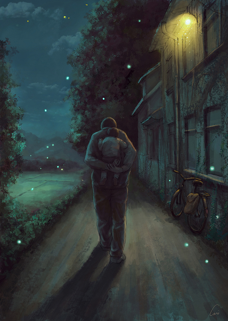 背影|插画|概念设定|zhengsuji - 原创作品 - 站酷 (zcool)