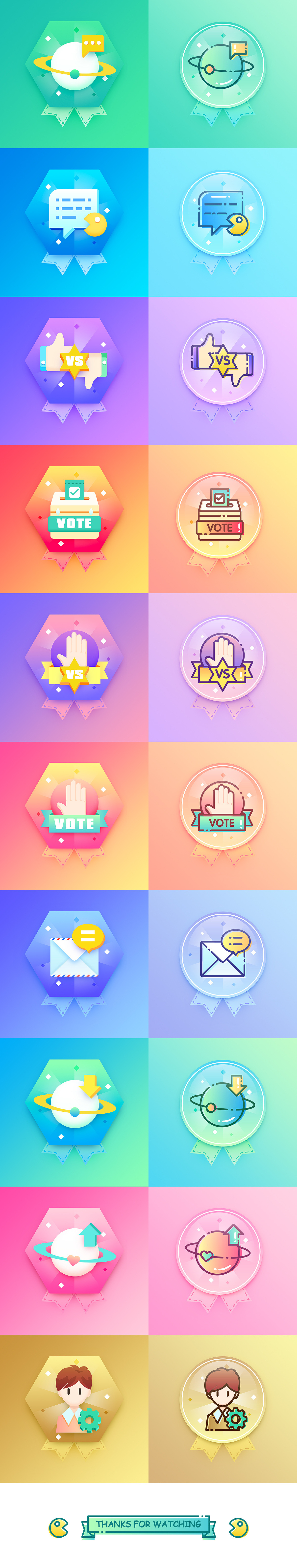 两种风格的图标（图ZMTcwNjc5MDg4） - 图标 - 站酷设计师Sarran_Mu原创素材 - 站酷ZCOOL