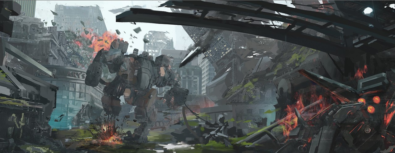 未来巷战（图ZMjU3NjQ2NjYw） - 概念设定 - 站酷设计师CG帆船原创素材 - 站酷ZCOOL