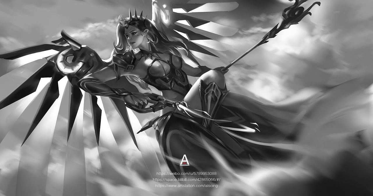 守望先锋美宣传插图练习