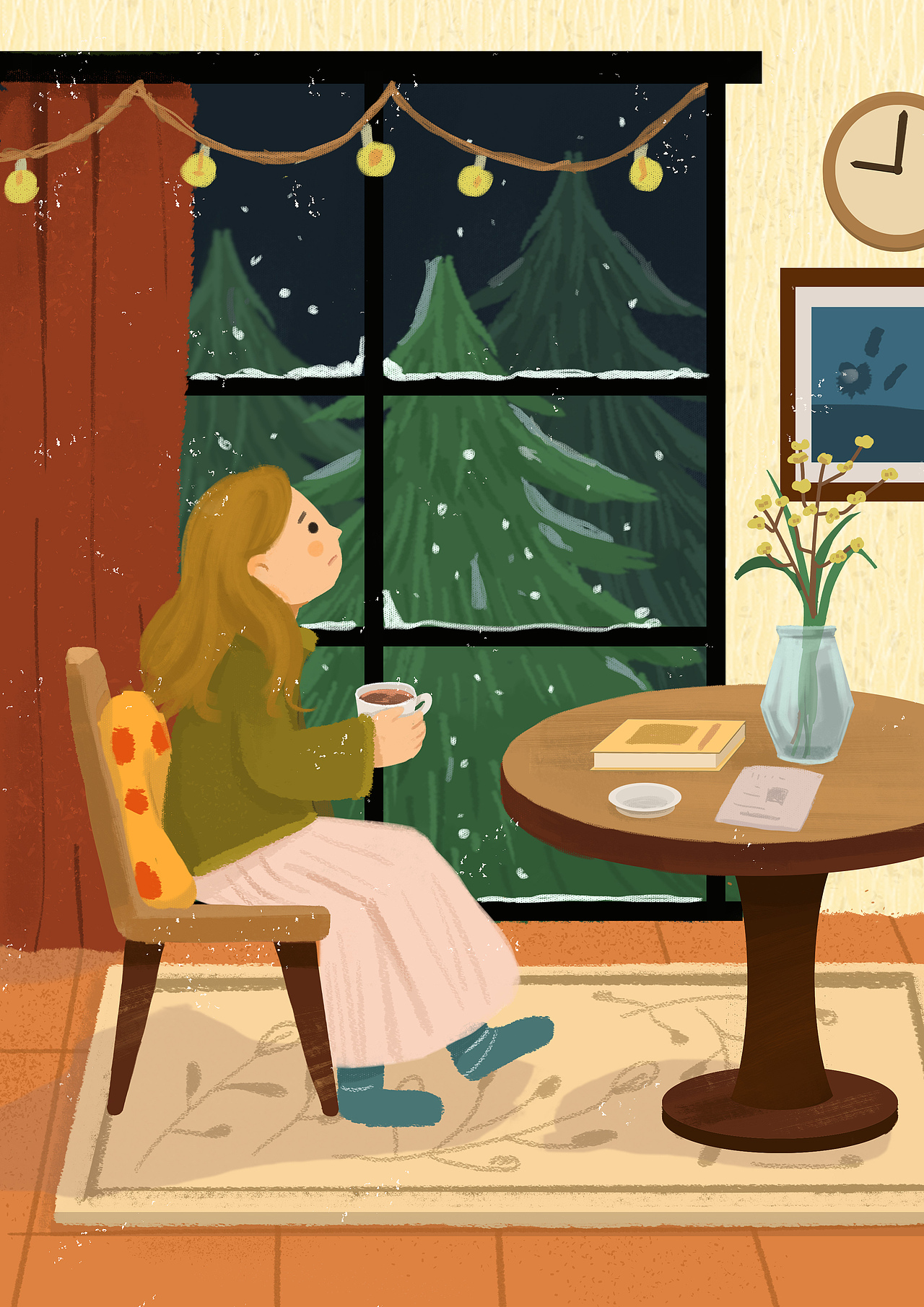 女生插画（图ZMjEwNDM2NTk2） - 创作习作 - 站酷设计师劳伦斯先生原创素材 - 站酷ZCOOL