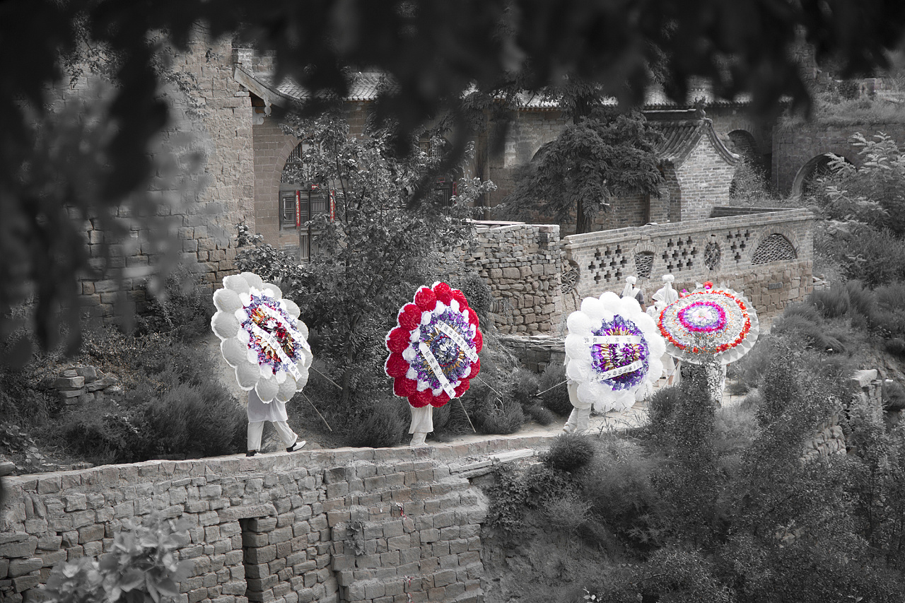 风俗摄影 山西葬礼