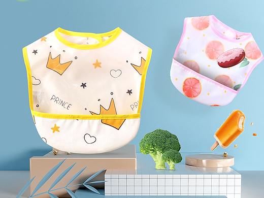 母婴用品儿童饭兜详情页