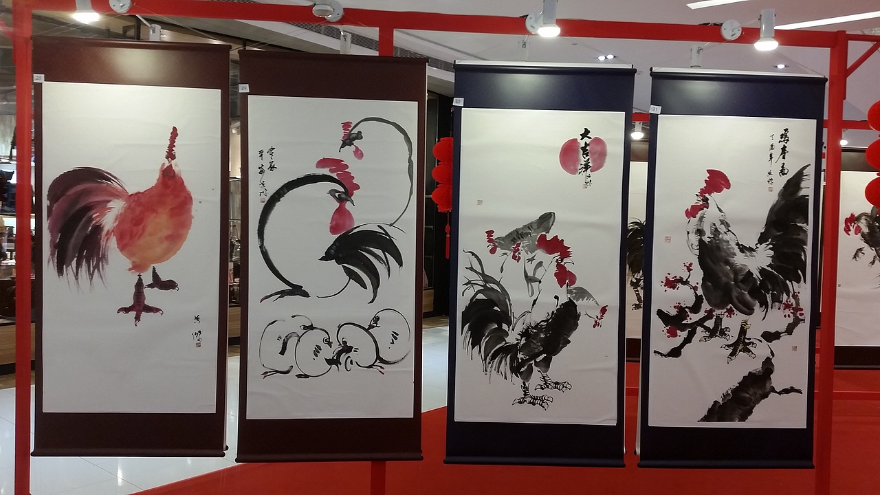 郑英杰丁酉年鸡鸣迎丰年个人水墨画鸡展（图ZNjg4NTUwNDA=） - 绘画 - 站酷设计师TeeYJ原创素材 - 站酷ZCOOL