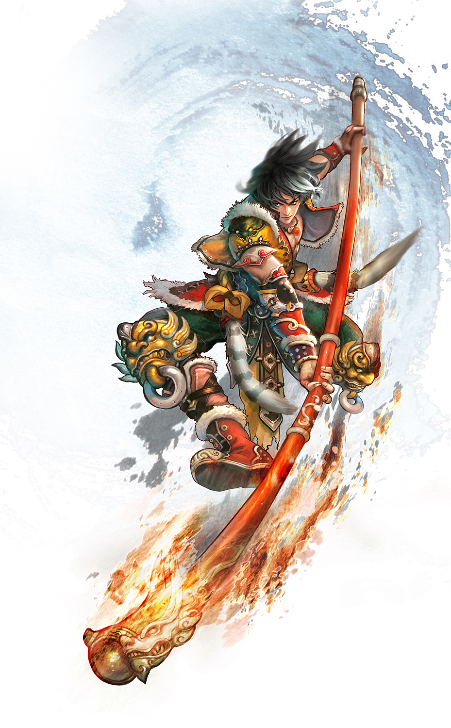 端游《岳飞传》男角立绘