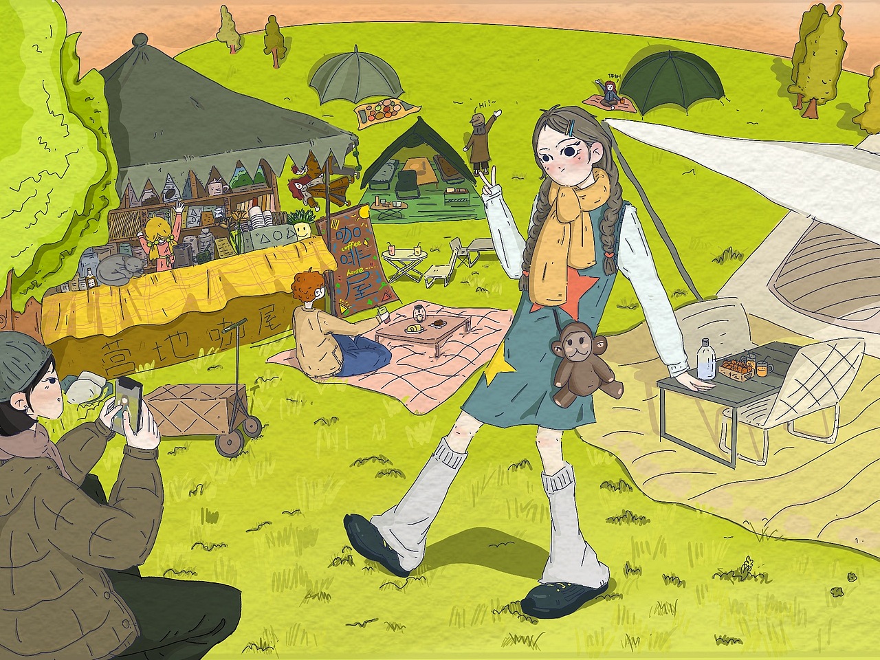 🐡画画周结（图ZMzI3MTY2MzI4） - 艺术插画 - 站酷设计师香菜ccodk原创素材 - 站酷ZCOOL