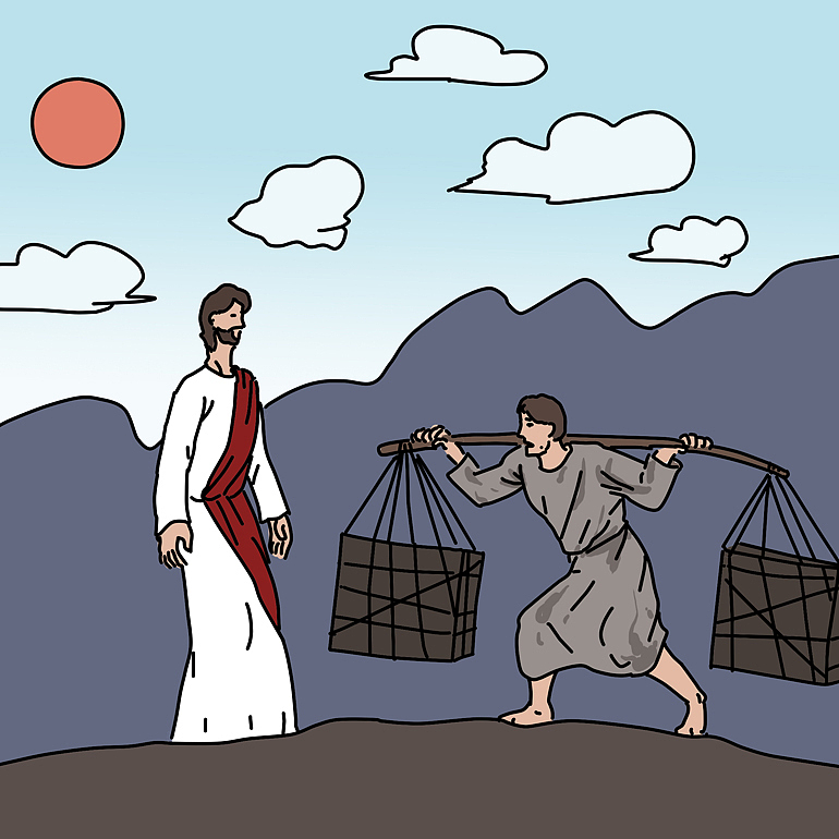 主耶稣愿意作我们的解忧树,只要你相信祂,将自己的重担交托给祂,祂会