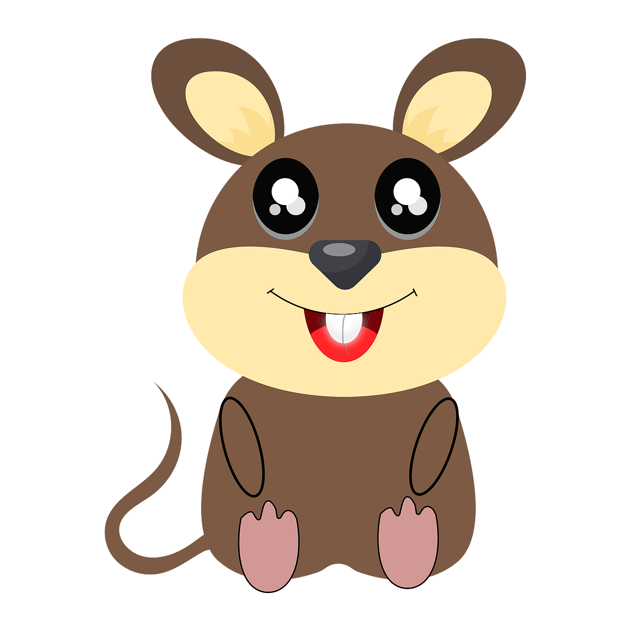 可爱的生肖小老鼠