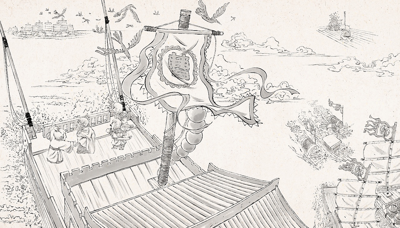 《三国演义》绘本（选节）（图ZMjY1ODQxNjYw） - 绘本 - 站酷设计师九山DADA原创素材 - 站酷ZCOOL
