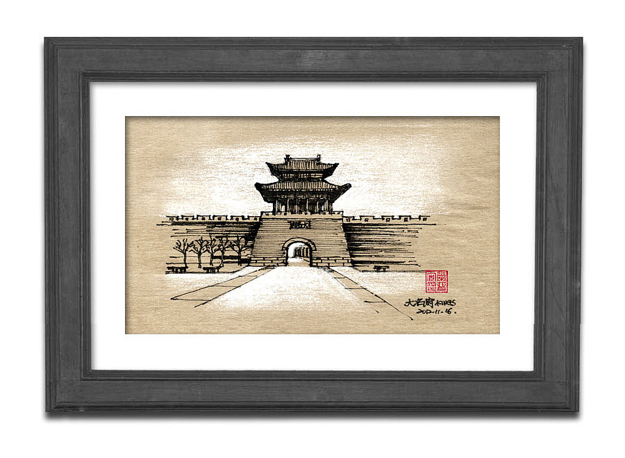 邯郸建筑手绘【一】古·迹（图ZMTgxNzE5MzU2） - 绘画 - 站酷设计师画设计原创素材 - 站酷ZCOOL