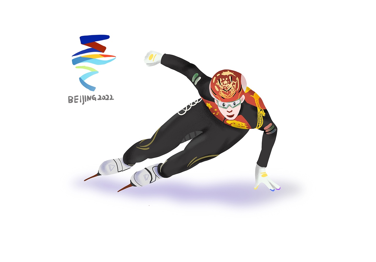 冬奥会插画（图ZMjg3MjYyNTgw） - 艺术插画 - 站酷设计师玖柒sally原创素材 - 站酷ZCOOL