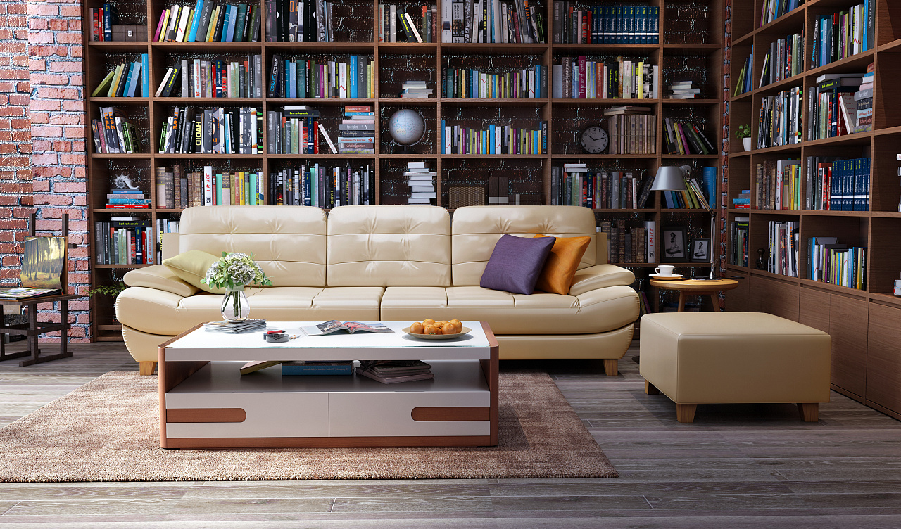 皮沙发效果图展示|工业/产品|家具|tiamol - 原创作品 - 站酷 (zcool)