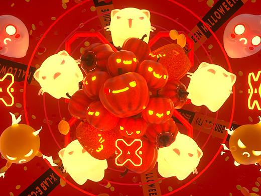XLAB 万圣节卡哇伊狂欢 动态主视觉