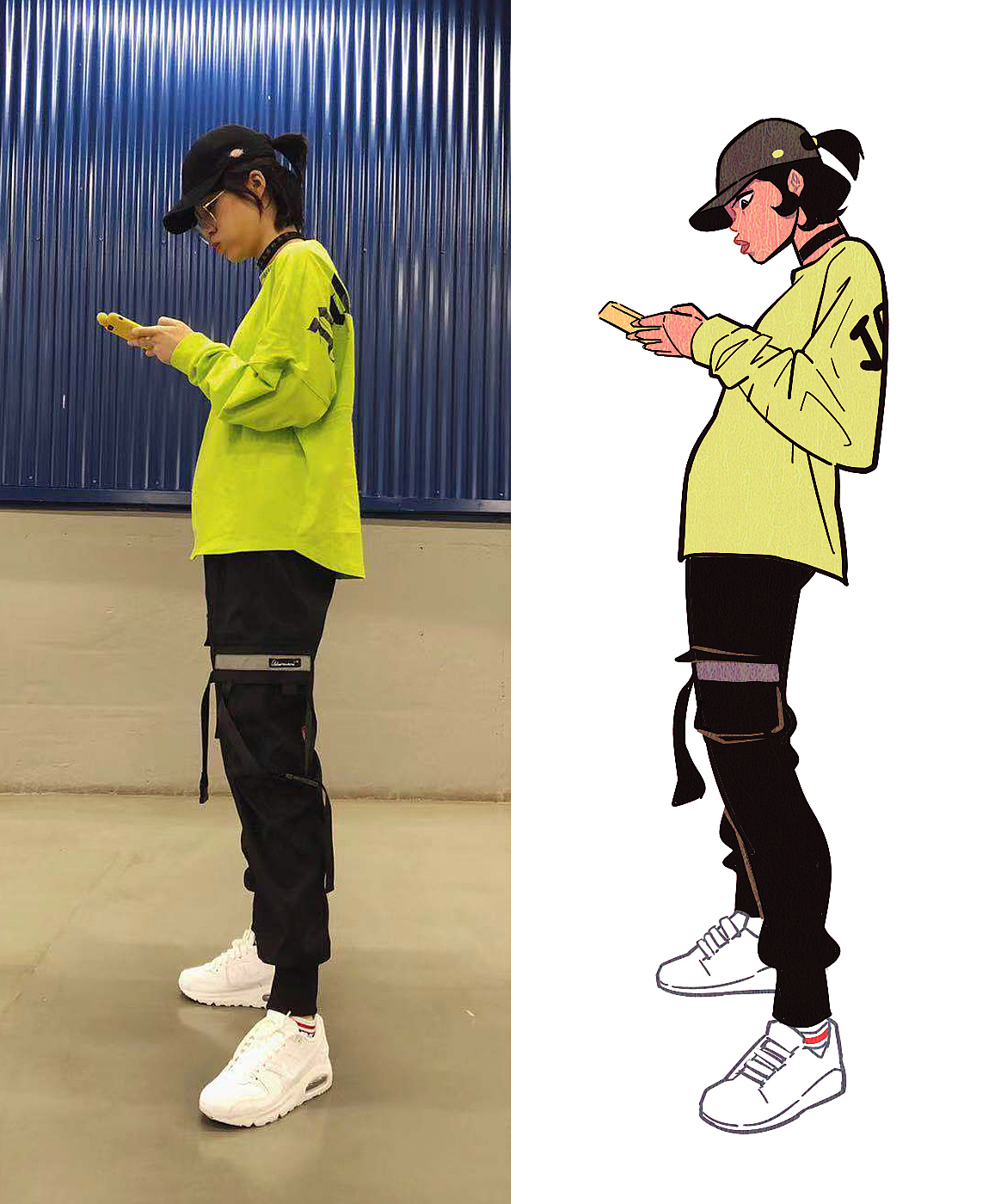 尝试一下不同的风格画自己