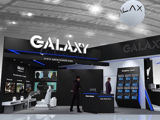 展位展会展台展览展点工装家装快闪店3d效果图设计