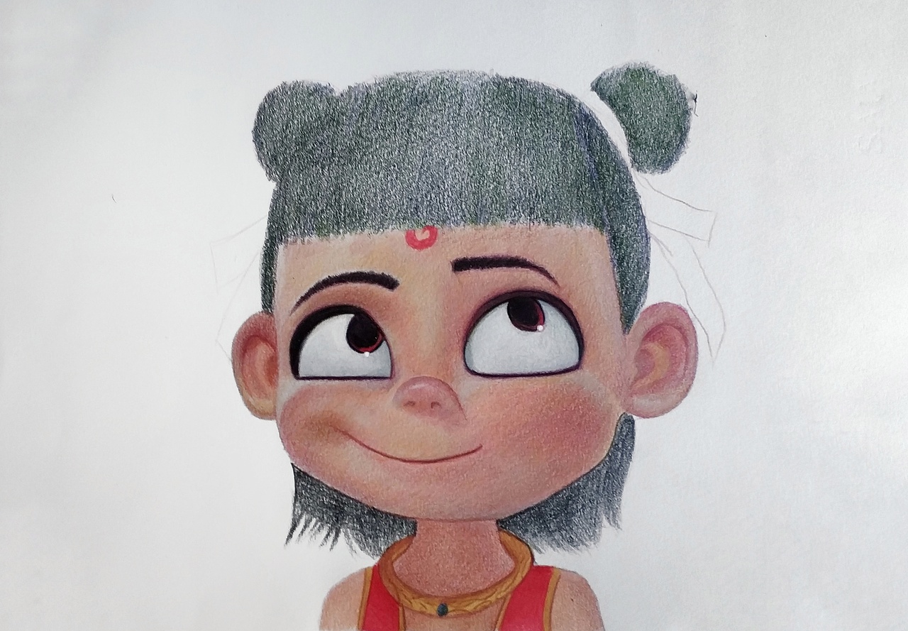 彩铅哪吒魔童降世