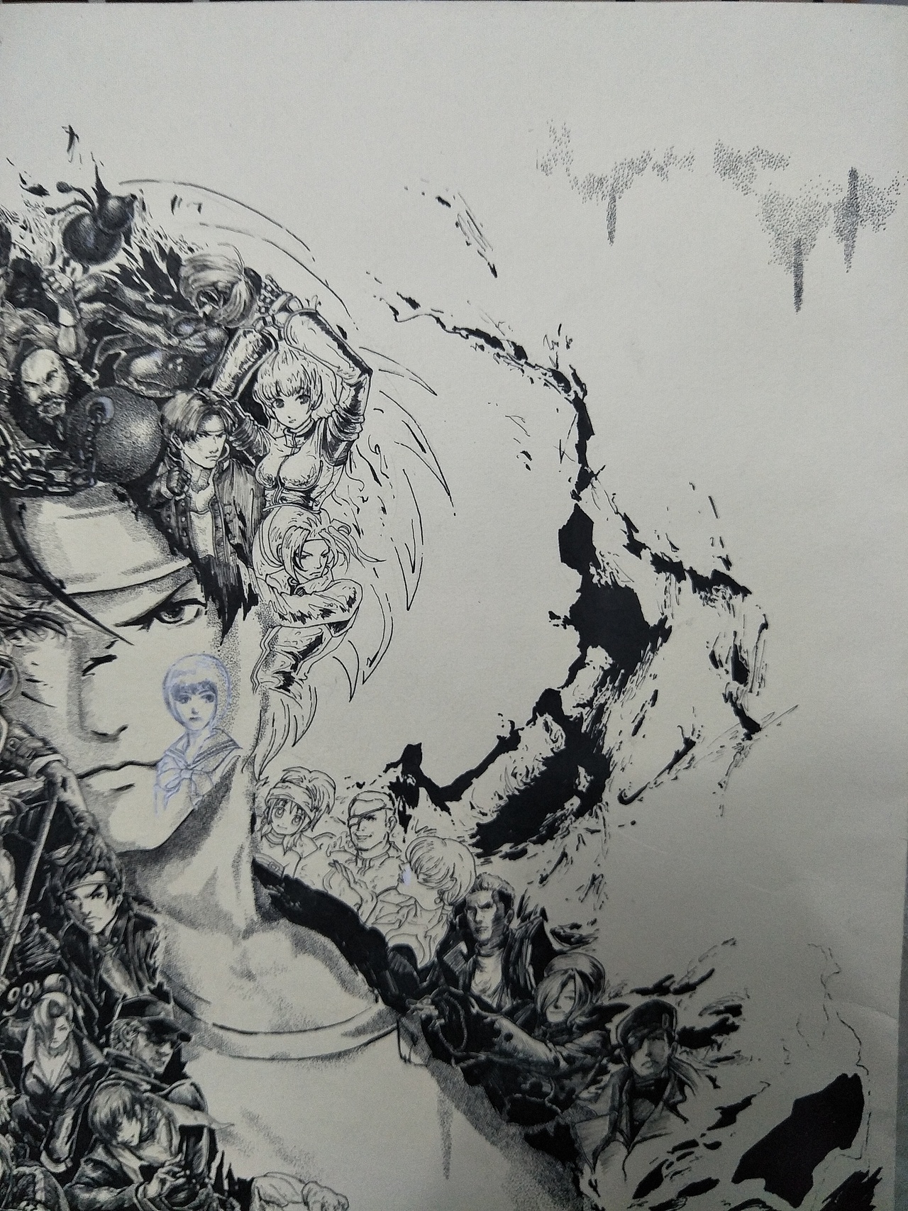 绘画者ZY 手绘党的日常