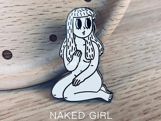 【Naked Girl Pin】这个夏日的100枚胸针