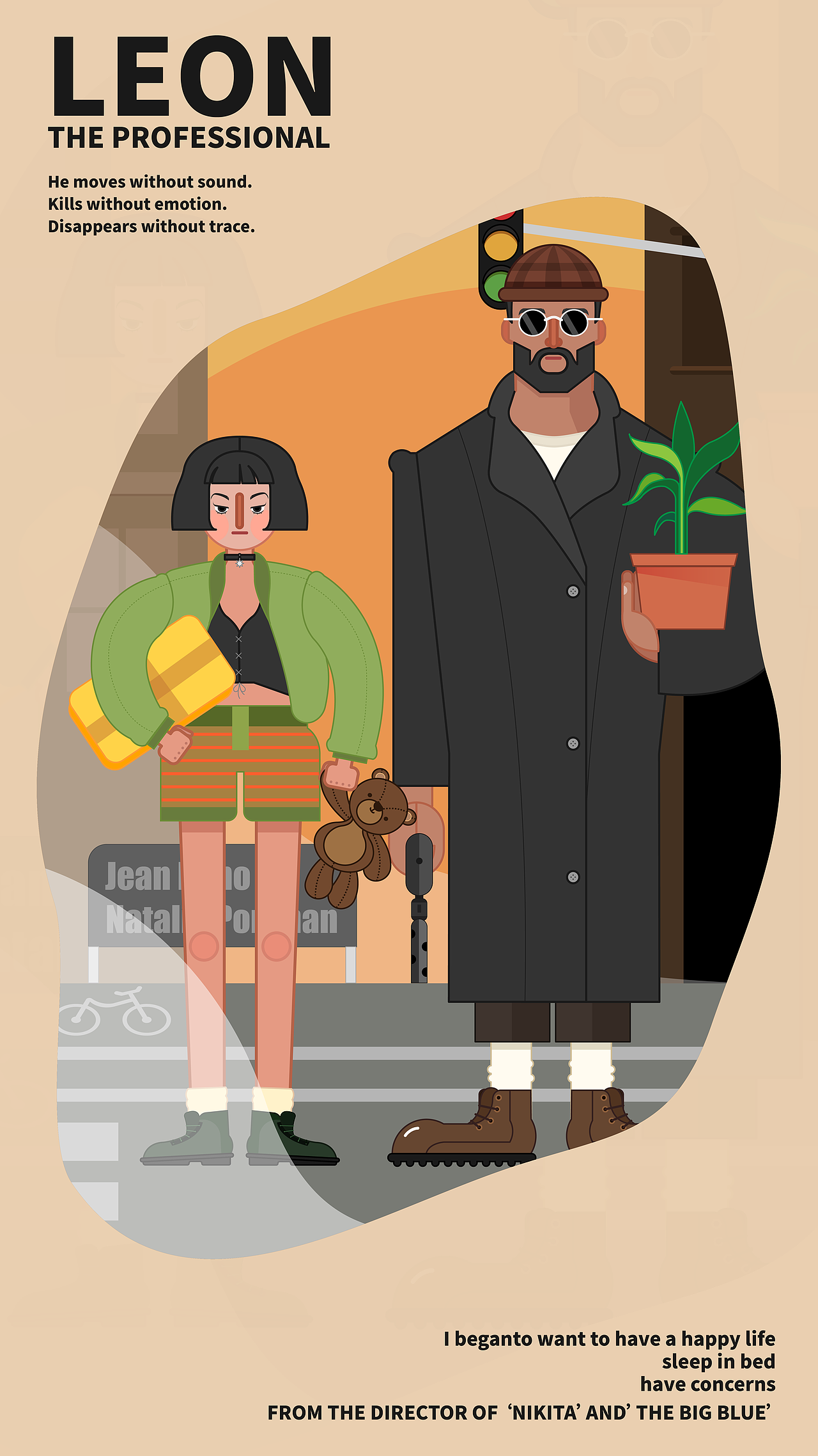 电影名场面 | 尝试用多种插画风格重现经典（图ZMjY3NTg0NjAw） - 创作习作 - 站酷设计师大海鸥工作室原创素材 - 站酷ZCOOL
