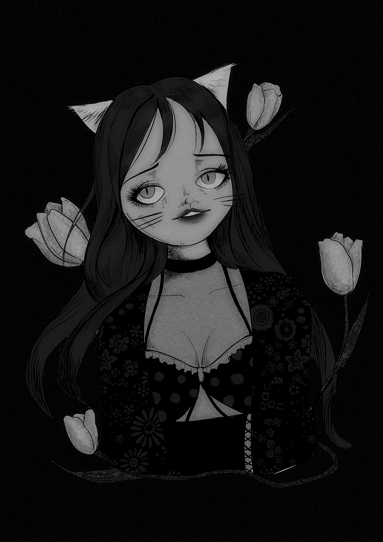 性感的猫（图ZMTE3MjEzODIw） - 商业插画 - 站酷设计师乱七八糟插画原创素材 - 站酷ZCOOL