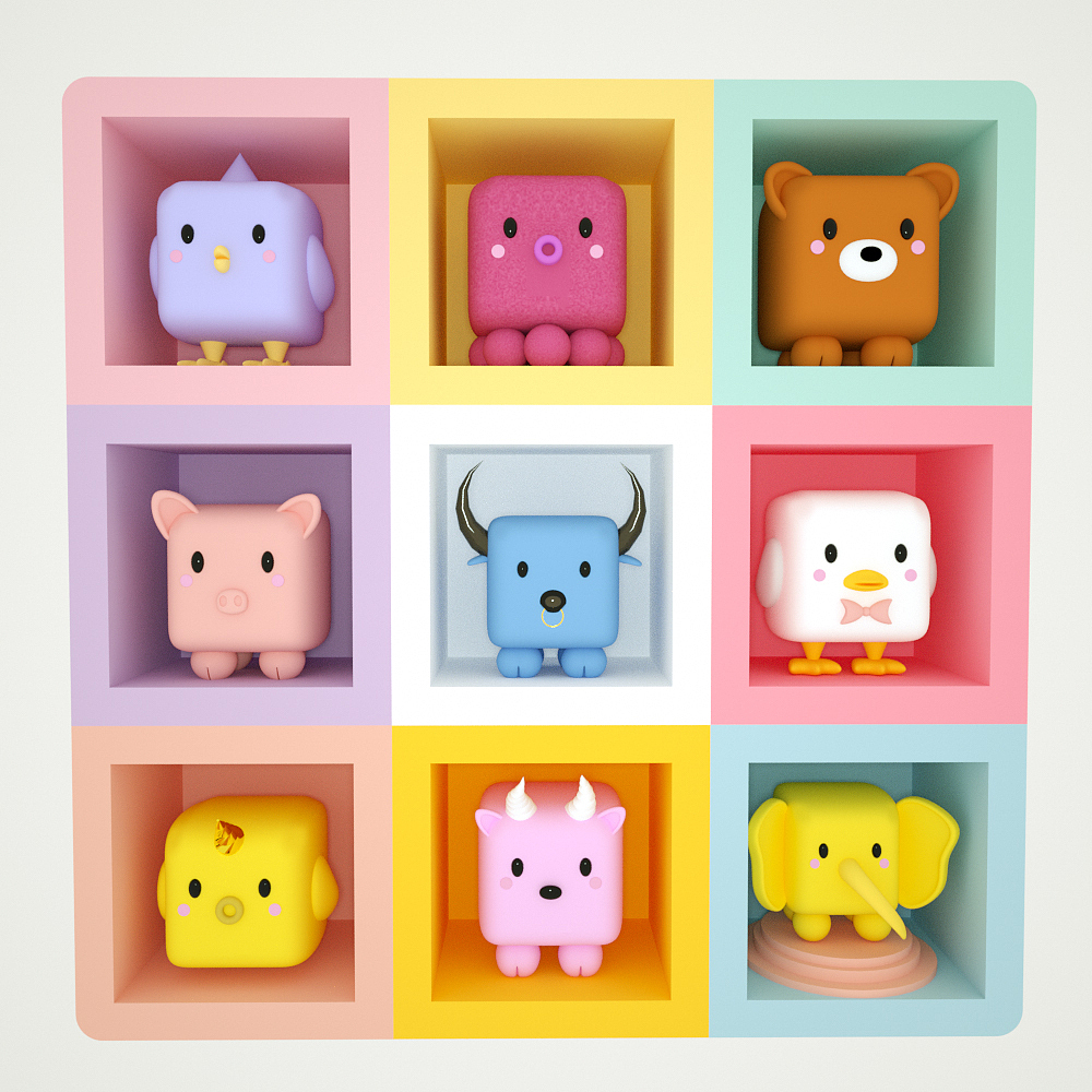 打卡學習C4D#21天#11day（图ZMjIzMTgwOTQ4） - 人物/生物 - 站酷设计师BOBO品牌设计原创素材 - 站酷ZCOOL