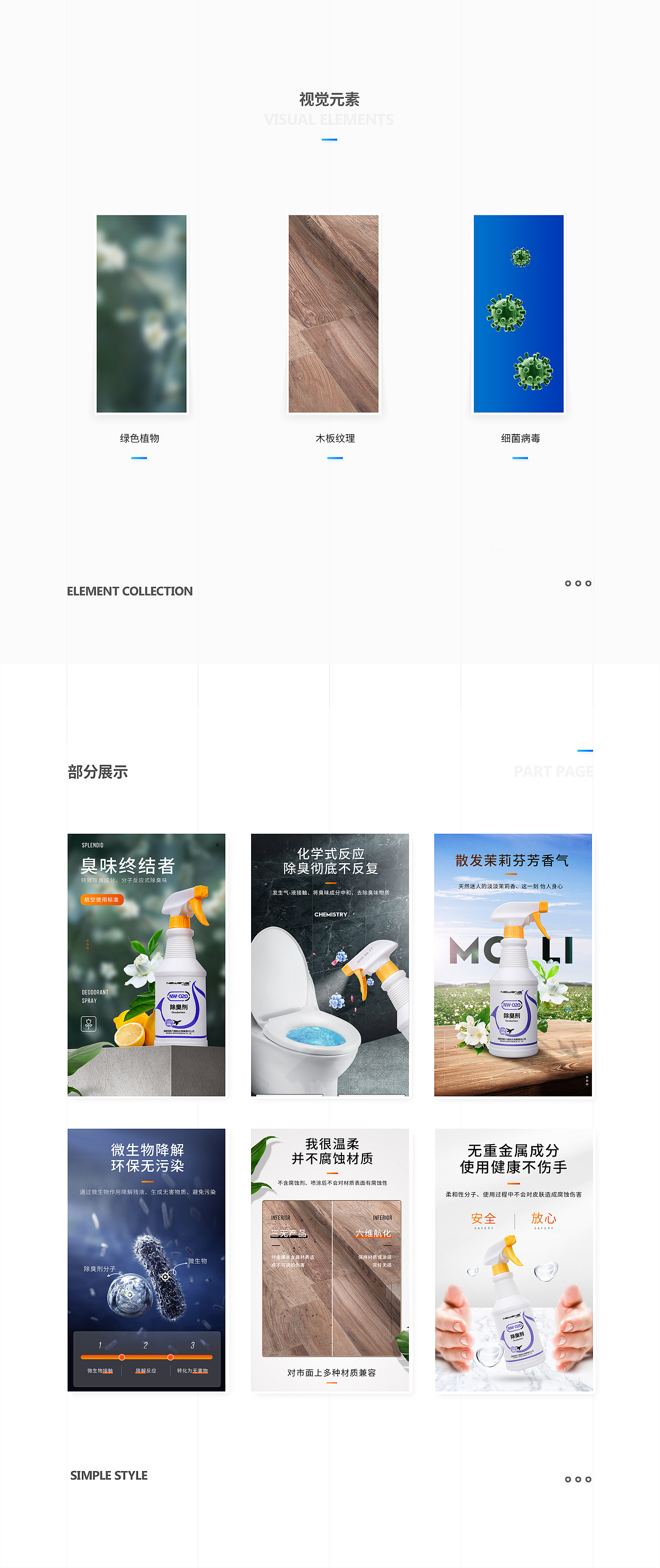 家用商用 清洗剂详情页 摩擦剂 除臭剂详情页（图ZMTgzODQ2NDUy） - 电商 - 站酷设计师糖果Stephen原创素材 - 站酷ZCOOL