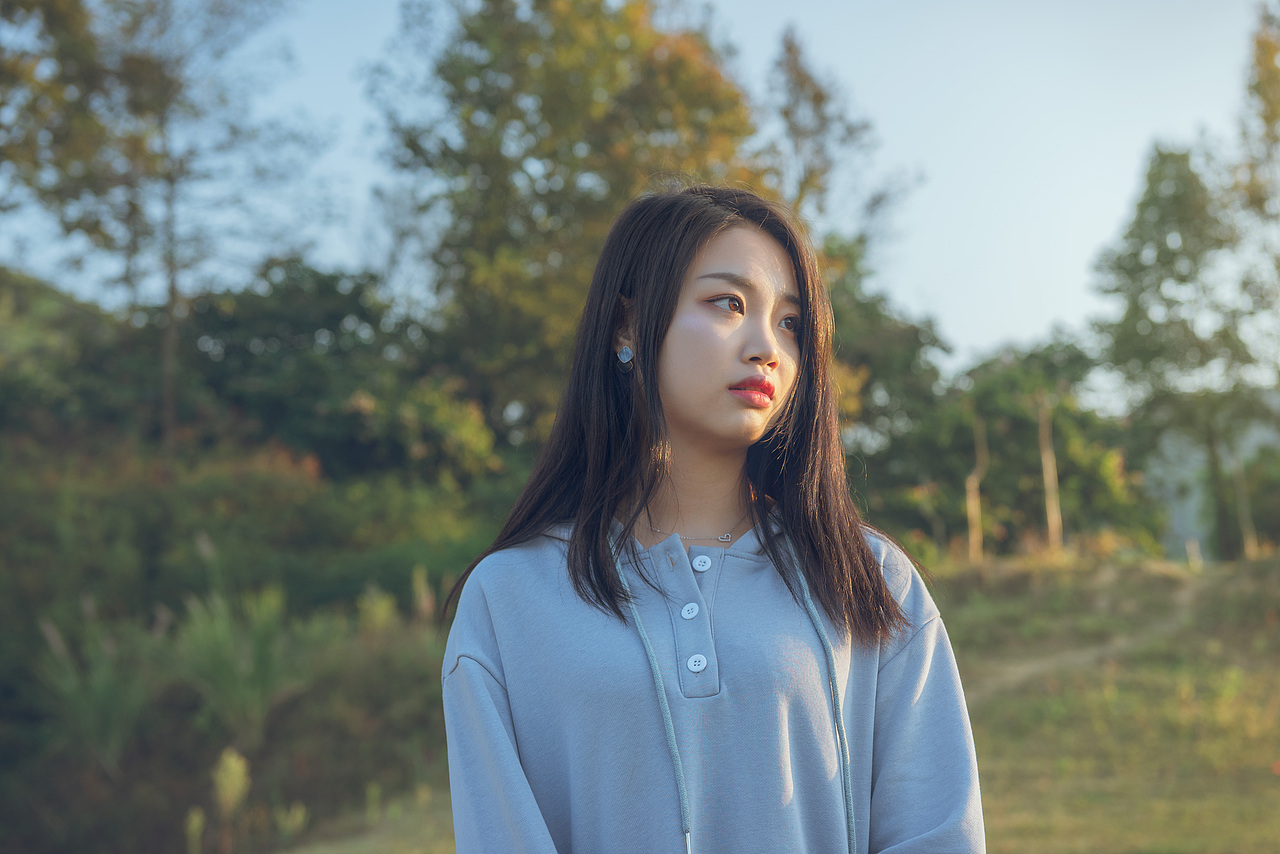 北弓夕阳的背影