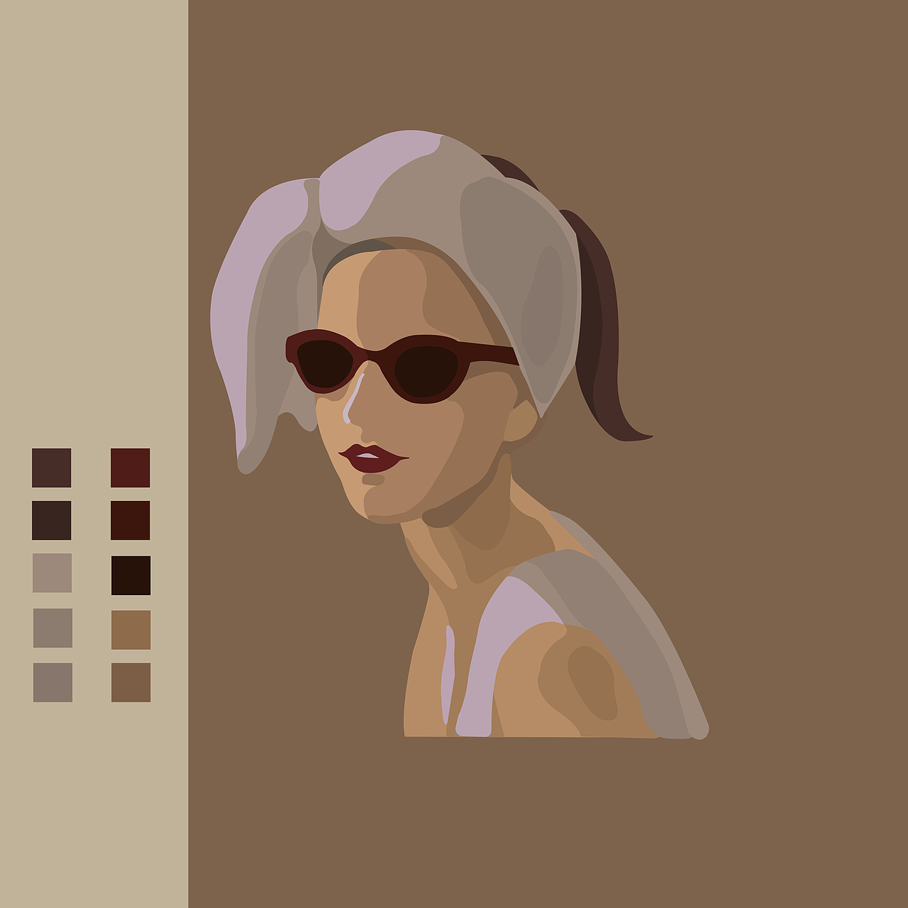 插畫練習(xí) ｜ 復(fù)古扁平風(fēng)??｜ 原創(chuàng)（圖ZMjQ1NTczODg4） - 繪本 - 站酷設(shè)計(jì)師Vgccx原創(chuàng)素材 - 站酷ZCOOL