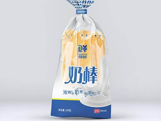 盼盼领先短保面包包装