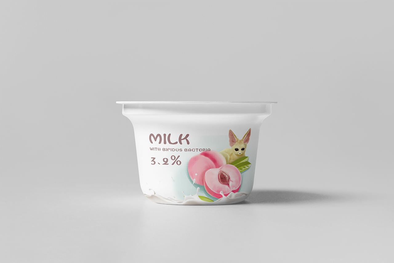 大耳狐牛奶（图ZMjkxNjg3Njg0） - 包装 - 站酷设计师你是哪只小狐狸原创素材 - 站酷ZCOOL