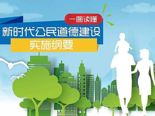一图读懂《新时代公民道德建设实施纲要》