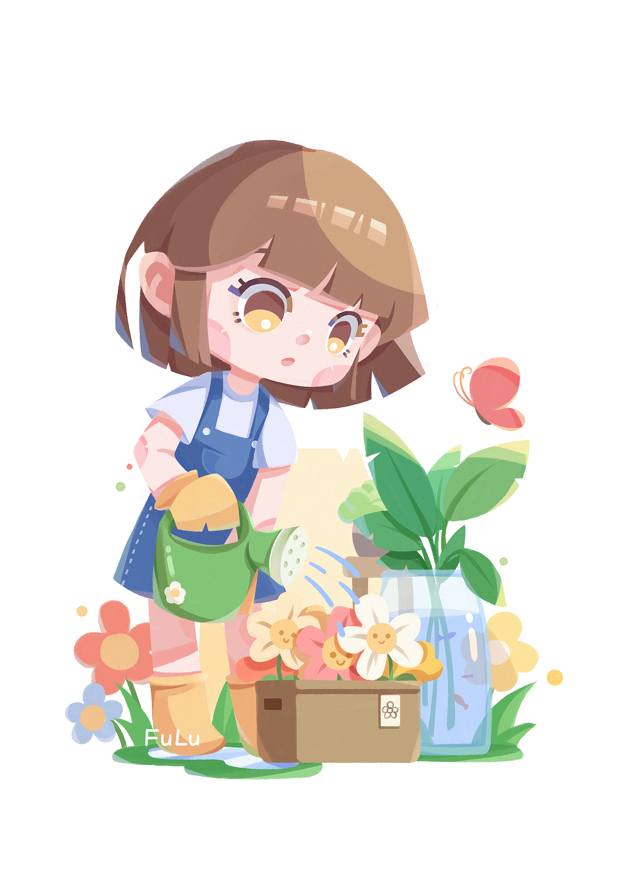 《琳琳的冒险》系列（图ZMzAxODE3MzYw） - 儿童插画 - 站酷设计师Fulu福禄原创素材 - 站酷ZCOOL