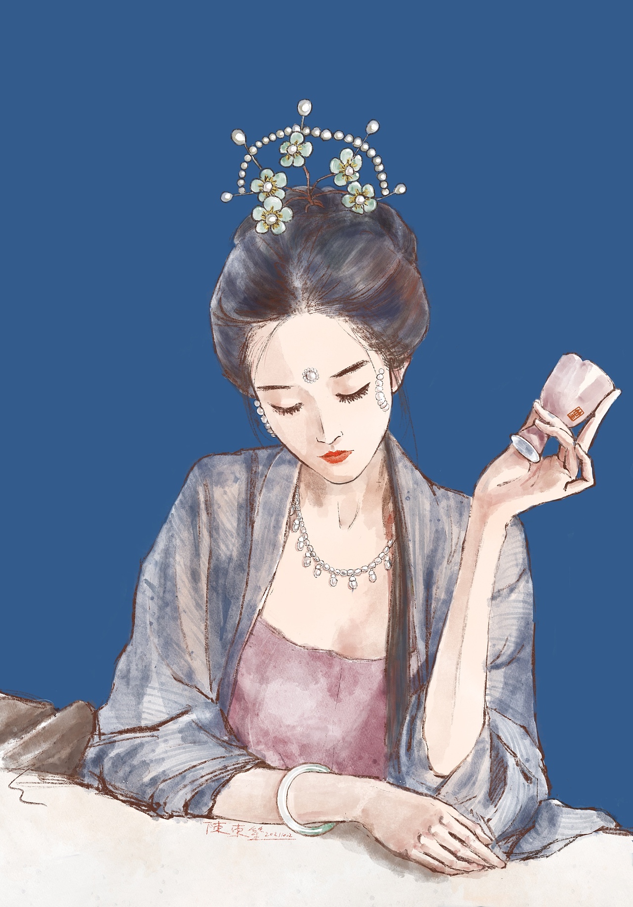 画个美女（图ZMzAzMzM2Mjg4） - 创作习作 - 站酷设计师东笙太闲原创素材 - 站酷ZCOOL