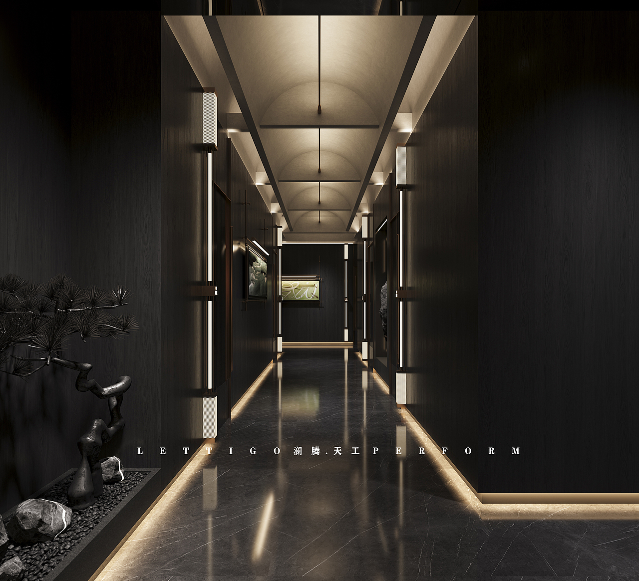 现代中式|高端|棋牌室|私人会所（图ZMzc0MDE4NjIw） - 商业空间设计 - 站酷设计师DesignerZtt186原创素材 - 站酷ZCOOL