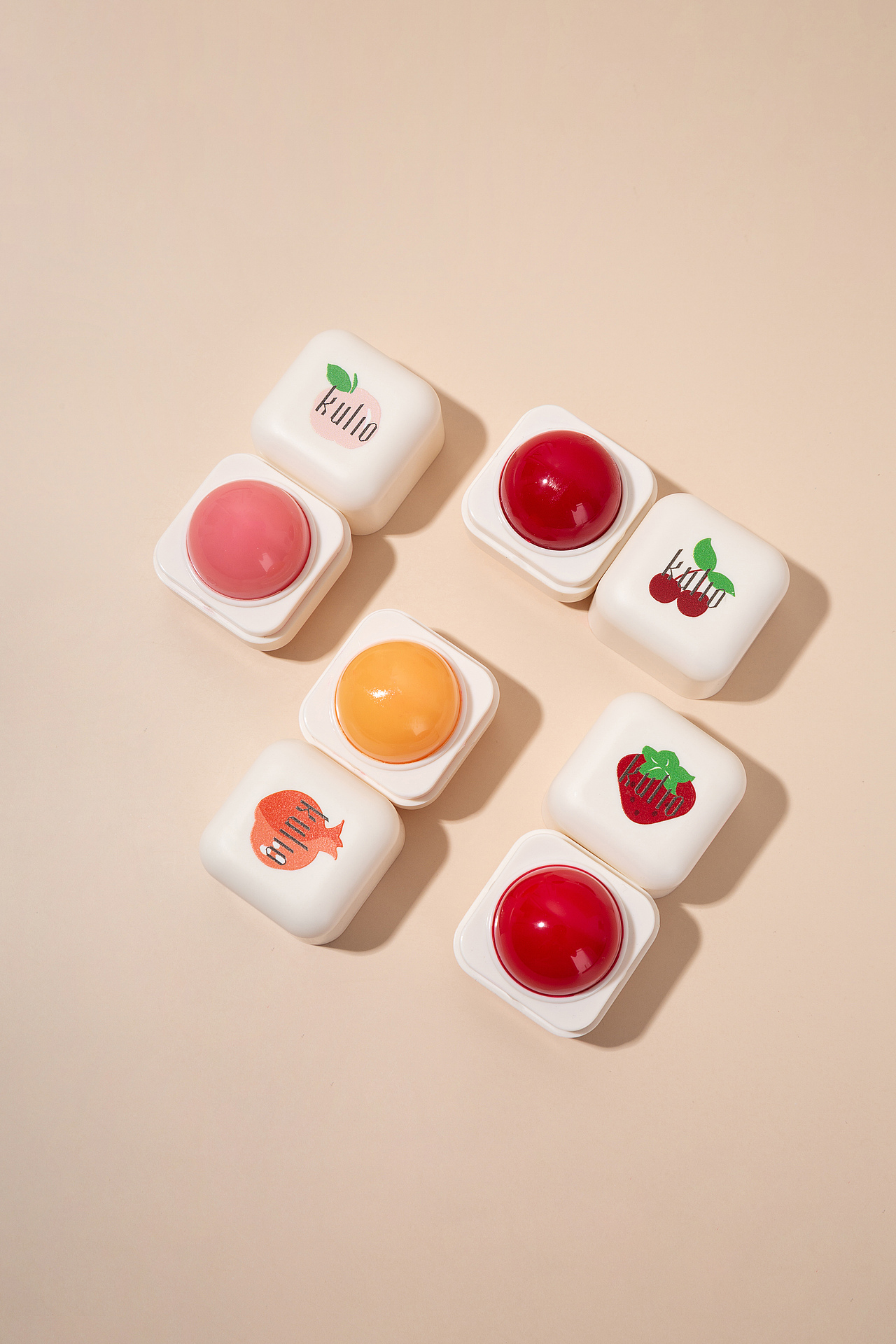 小方块润唇膏拍摄